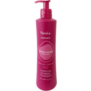 Fanola Wonder Color Locker Extra Care Sealing Cream gladmakende haarcrème voor Gekleurd Haar 480 ml