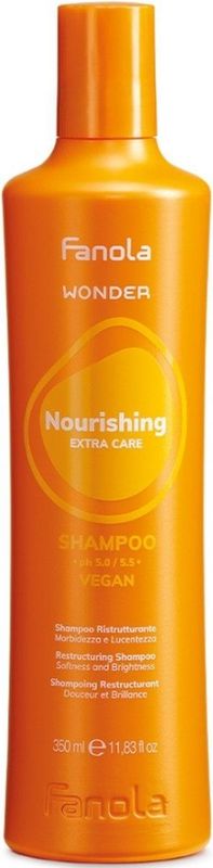 Fanola - Wonder Nourishing Shampoo - 350ml - Verzorging voor Droog Haar