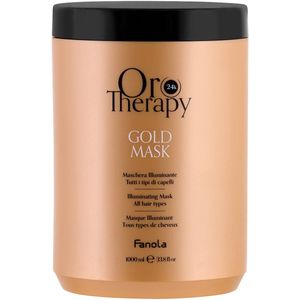 Fanola - Oro Therapy Gold Mask - Haarmasker - 1000 ml - Verrijkt met Gouddeeltjes
