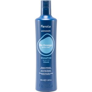 Fanola - Wonder No Orange Shampoo - 350 ml - Haarverzorging - Neutraliseert Oranje en Kopertinten