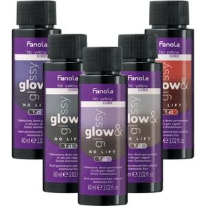 Fanola - Glow & Glossy Toner - 60 ml - Haarkleurproduct - Glanzende Afwerking
