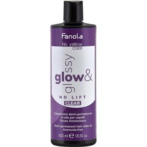 Fanola - Glow & Glossy Toner Clear - 500ml - Ammoniakvrij - Vegan