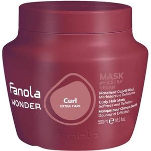Fanola - Wonder Curl - Haarmasker - Voor Krullend Haar - Voedend