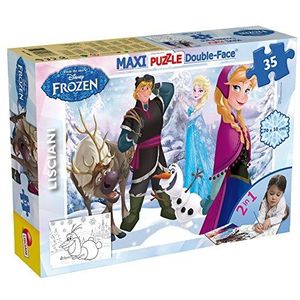 Disney frozen 46867 puzzle df supermaxi 35-frozen-playing on the ice colour, one size