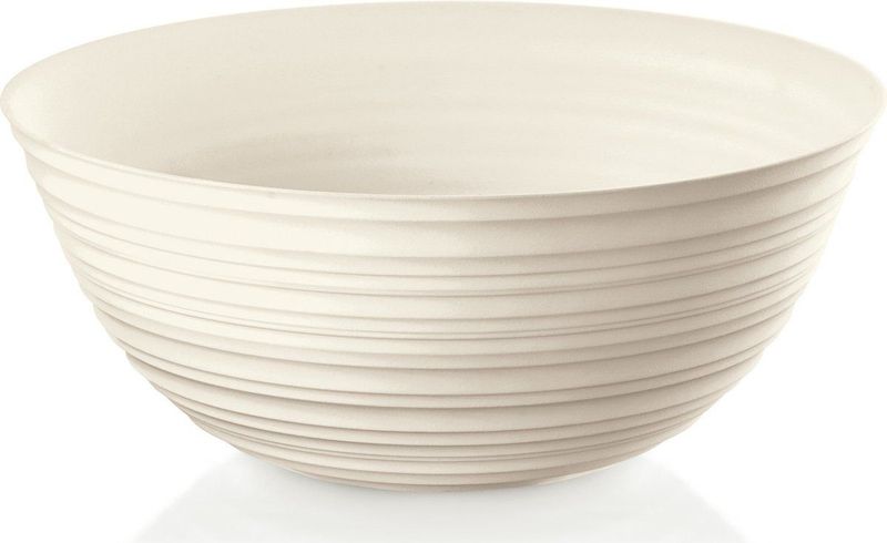 Guzzini - TIERRA - Kom - Melk Wit - Post-consument gerecycled plastic