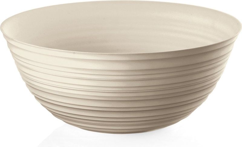 Guzzini - Tierra, XL-container in gerecycled plastic, kom - klei, Ø 30 x H11,8 cm | 5000 ml - 17503079