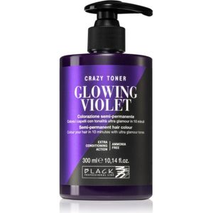 Black Professional Line - Crazy Toner - Haartoner - Glowing Violet - 300 ml