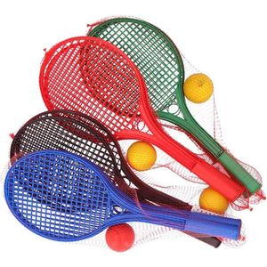 BLUE SKY - Set van 2 Tennisrackets - TENNIS - Racketspel - 046521A - Zwart - Plastic - 53 cm x 22 cm - Kinder Speelgoed - Buitenspel - Vanaf 3 jaar