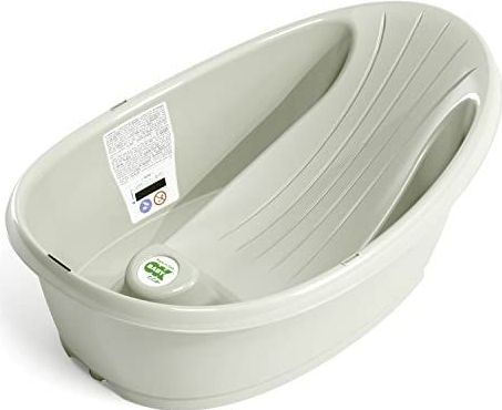 OKBABY Eco Onda Baby Badkuip van gerecycled kunststof, ergonomisch design met antislip zitting voor baby's van 0-12 maanden