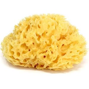 OKBABY Honeycomb spons- Natuurlijke spons uit de Middellandse Zee voor baby's badje, ultra zacht, ideaal voor de delicate huid - maat 10