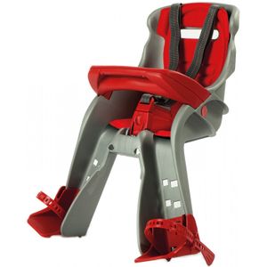 Ok Baby Fietszitje Voor Orion Grijs/rood