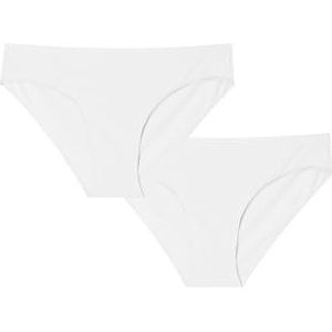 GOLDEN LADY 2 slips katoen, wit, maat S, Wit, S