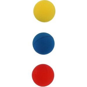 Foam - Tennisballen - 3 stuks - Rood;Geel;Blauw