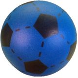 Voetbal Schuimrubber Geel/Zwart 20 Cm.