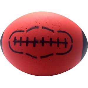 Foam rugby bal rood 24.5*18 cm