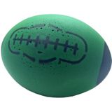 Foam rugby bal groen 24.5*18 cm