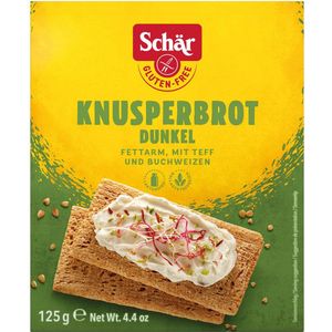 Schar Knusperbrot Dunkel Glutenvrij 125 gr