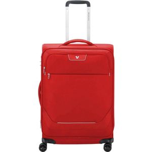 Roncato Joy Medium Trolley 63 Expandable red Zachte koffer