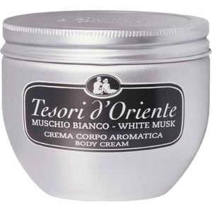 3x tesori d Oriente Muschio bianco lichaamscrème kroes witte muskus 300ml