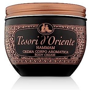 TESORI D’ORIENTE Körpercreme 'Hammam', 300 ml, aromatische Bodylotion mit Argan-Öl und Orangenblüte, Feuchtigkeitscreme zur Körperpflege, Wellness-Ritual für Körper & Sinne