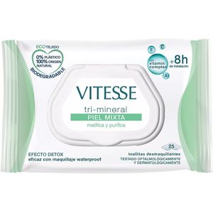 Vitesse Tri-Mineral Mixing Skin Cloths Makeup Remover 25 U, uniseks