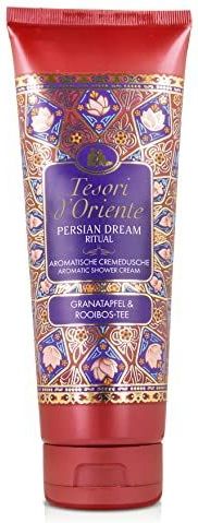 TESORI D'ORIENTE d'Oriente Crèmedouche 'Persian Dream', 250 ml, aromatische douchegel met granaatappel en rooibos-thee, douchecrème voor lichaamsverzorging, ritueel voor lichaam en zintuigen
