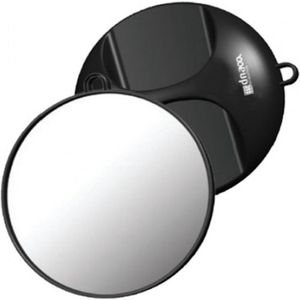 Kiepe kappersspiegel zwart met handvat