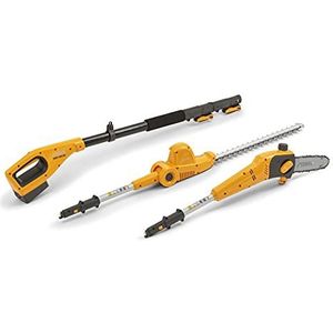 Stiga Accu-multitool SMT 100 AE Kit, heggenschaar en snoeischaar met telescopisch uittrekbaar, voor grote hoogtes en licht, snel werken, 20 V (4 Ah) ePower accu, incl. accu en oplader