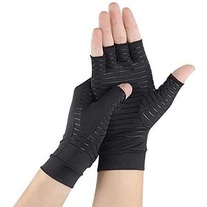 Compressiehandschoenen van koper, artritis, artritis, artritis, verlicht pijn, artritis, reumatische kanaal, carpaal tunnel, bevordert genezing, compressiehandschoenen bij artritis (L)