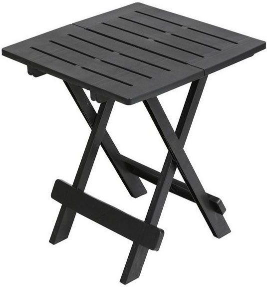 Campingtisch Schwarz 44x44