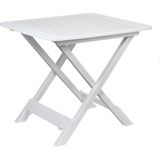 Campingtafel - Inklapbaar - Wit - Kunststof - Lichtgewicht