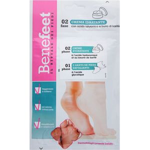 Benefeet Peelinghandschoenen voor voetmasker, met vochtinbrengende crème