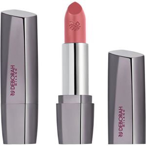 Deborah Milano Red Long Lasting Lipstick - Langhoudende Lippenstift - Satijnen Finish - 2 Springtime Rose Nude