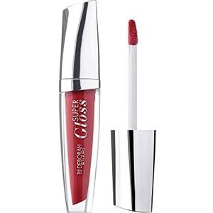 Deborah Milano Super Gloss Lipgloss, N.07 Brick Red, volumegevende en glanzende lipgloss met hyaluronzuur, geeft zachte, gladde en hydraterende lippen, 4,5 g