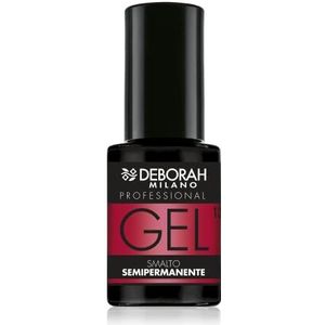 Deborah Milano Professional nagellak, semi-permanent, gel, nr. 13, rood, oranje, langdurig, voor intensieve en glanzende nagels, 4,5 ml