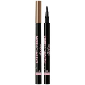 Deborah Milan - 24 Uur Brow Marker - Wenkbrauwstift - Blond - 0,8 g