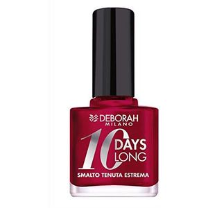 DEBORAH Nagellak 0 Days Long Nr. 897, houdt tot 0 dagen zonder reparatie of uv-lamp, voor voedende en lichtgevende nagels, Fire Heart