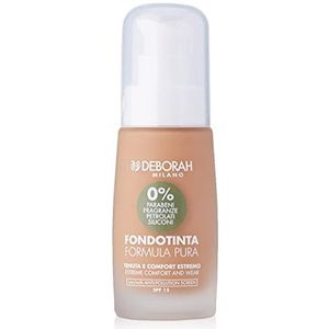 Deborah Foundation Pura Nr. 05 Dark Beige - zonder parabenen - SPF15-30 ml