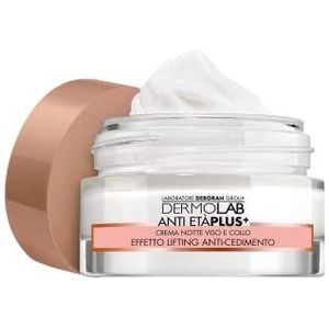 Dermolab - Anti-aging Plus gezichtscrème voor de rijpe huid 60+ met hyaluronzuur, verstevigt en verstevigt de huid met een liftend effect, maakt rimpels glad, 50 ml