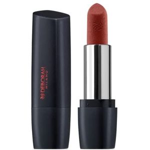 Deborah Milano Red Mat lipstick nr. 30 Nude Rose, ultra-matte finish, langhoudend, met collageen, hyaluronzuur en avocado-extract voor gevoede, gehydrateerde, zachte en verzorgde lippen
