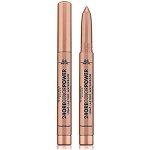 Deborah Milano - Oogschaduw 24 uur Color Power Waterproof, N.4 Warm Brown, oogschaduwstift, hoge grip