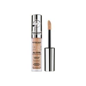 Deborah Milano Vloeibare concealer, 24 uur, perfect all-over met hyaluronzuur, 05 ampère, lange houdbaarheid, waterdicht, hoge dekking en hydraterend, minimaliseert donkere kringen en dyscromie van