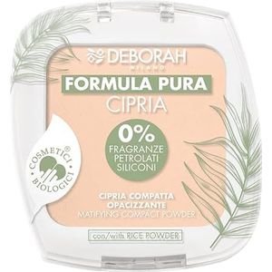 Deborah Milano Biologisch poeder, pure formule, compact, ondoorzichtig, beige 2