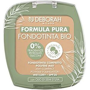 Deborah Milano Pura compact foundation bio 2, light rose