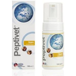 Peptivet Foam - Huidverzorging - Waterbasis - Voor Honden, Katten, Paarden