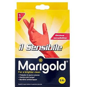 Marigold Il Sensibile 145677 Handschoen, minimale dikte, in puur katoen, lange mouw met rip-stop rand Rip-Proof
