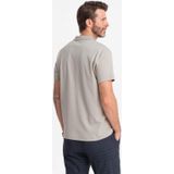 Italian Style - Poloshirt - Korte Mouw - Lichtgrijs - Materiaal: Katoen