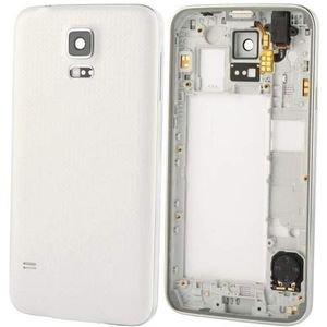 For Galaxy S5 / G900 LCD Middle Board with Button Cable & Back Cover,