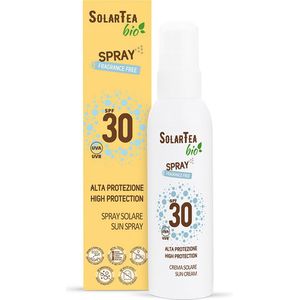 Solar tea Bio high protection fragrance free Suncream spray spf30