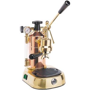 La Pavoni Professional Rame Gold Espressomaschine mit Hebel - Edelstahl